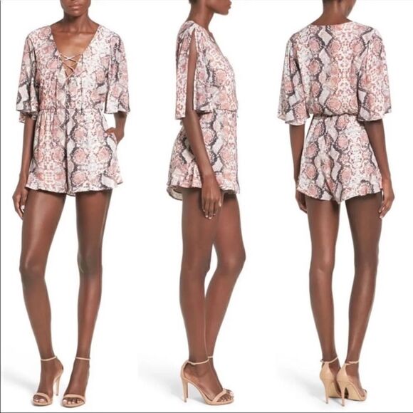 LOVERS + FRIENDS Epiphany Python Romper - Picture 4 of 8